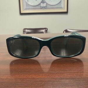 Maui Jim Dark black/Teal Women's Sunglasses